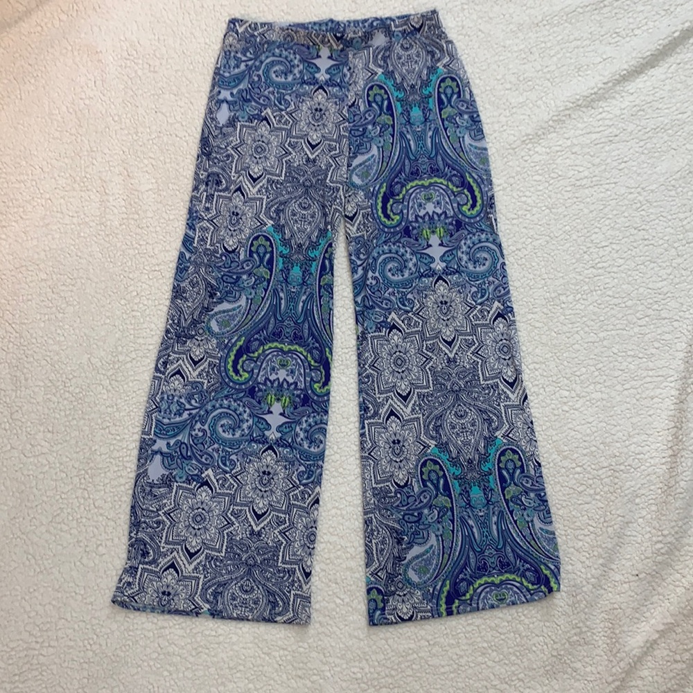 Medium Women’s Peck & Peck Blue & White Pants